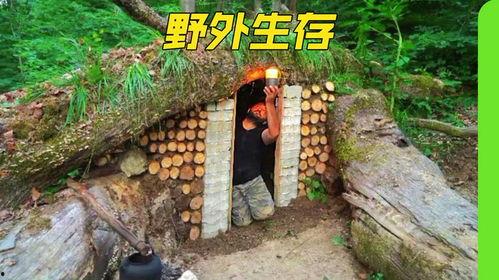 野外庇护所的搭建视频