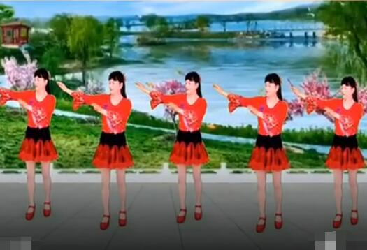 红尘蝶恋广场舞视频,广场舞中的浪漫时光